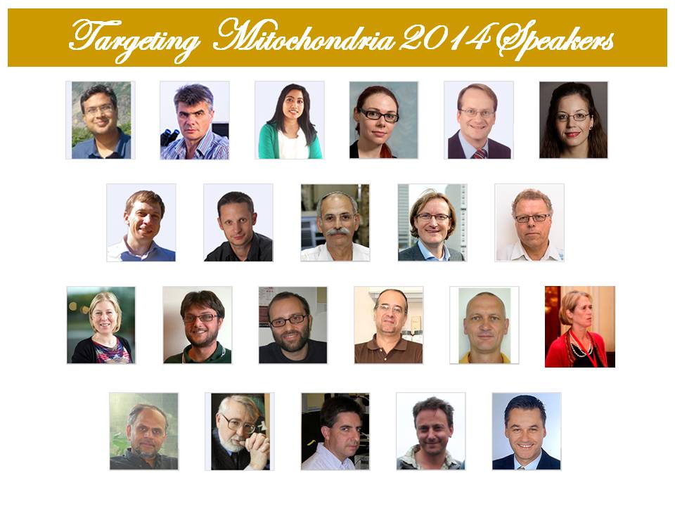 Targeting Mitochondria 2014 Speakers-Trombinoscope