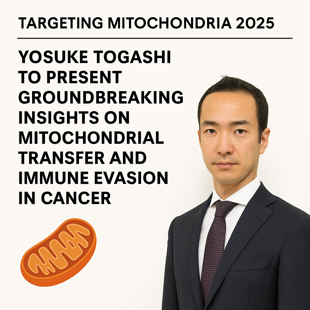 Prof. Yosuke Togashi to Present Groundbreaking Insights on Mitochondrial Transfer and Immune Evasion in Cancer