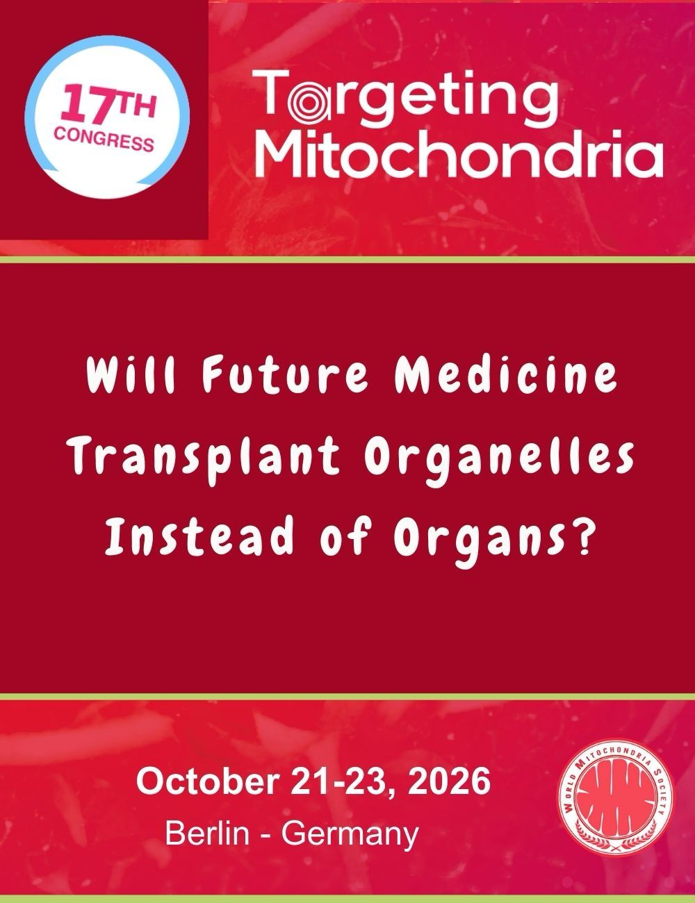 Will Future Medicine Transplant Organelles Instead of Organs?
