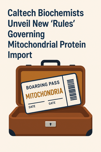 Nature’s Boarding Pass: How Proteins Enter Mitochondria